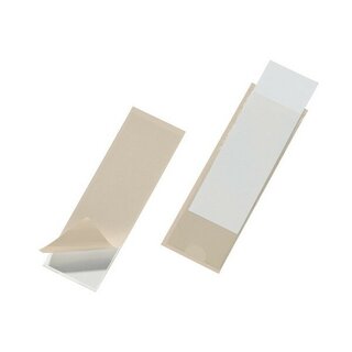 Pocketfix 8074 Selbstklebetaschen PVC 40 x 125 mm 10 Stück
