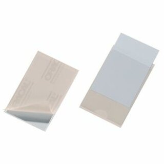 Selbstklebetaschen Durable Pocketfix 8079, 90 x 57mm, transparent, 10 Stck