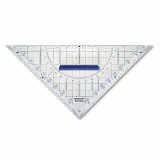 Geodreieck Staedtler 56835, Mars, Kunststoff, mit Griff, Hypotenuse: 22cm