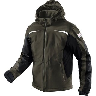 Winter Softshell Jacke Kbler 1041 7322-6699, Gre: XL, Oliv/Schwarz