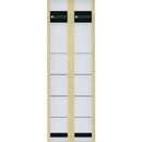 R�ckenschilder Leitz 1646, kurz/extraschmal, hellgrau, 10...