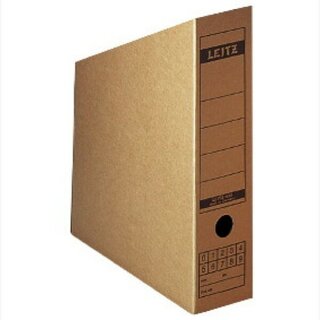 Archivstehsammler Leitz 6083, A4, Mae: 80 x 265 x 320mm, naturbraun