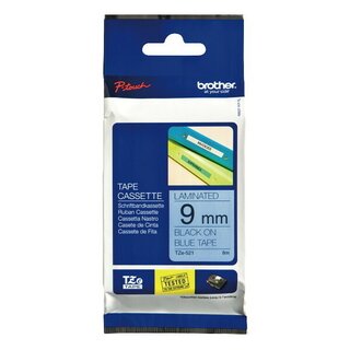 Schriftband Brother TZE-521, Breite: 9mm, laminiert,...