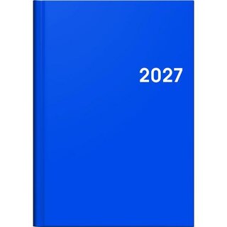 Brunnen Buchkalender 1079661036, 1W/2S, A5, blau, 2027