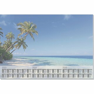 Sigel Schreibunterlage Beach HO6470, 30 Blatt, 59,5 x 41cm, 2026