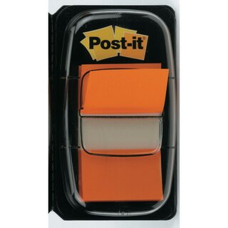 Haftmarker Post-it Index I680-4, 25,4x43,2mm, 50 Haftstreifen, orange