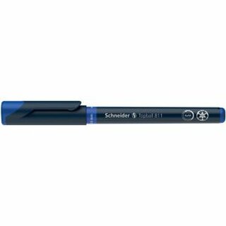 Tintenroller Schneider Topball 811, Strichstrke: 0,5mm, blau