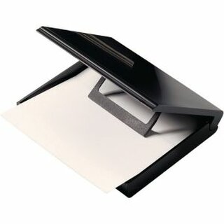 Notizzettel-Box Helit H63058, ohne Inhalt, fr 200 Blatt, Mae: A7, schwarz
