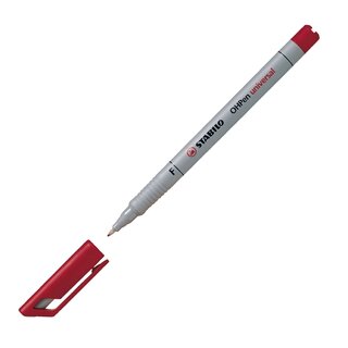 OHP-Stift Stabilo 852 F, wasserlslich, Strichstrke: 0,7mm, rot