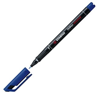 OHP-Stift Stabilo 842 F, wasserfest, Strichstrke: 0,7mm, blau