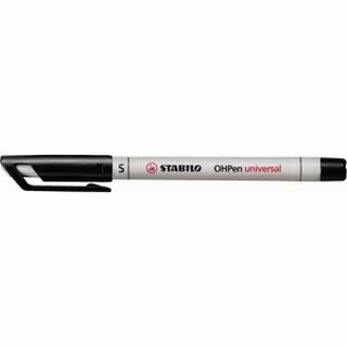 OHP-Stift Stabilo 851 SF, wasserlslich, Strichstrke: 0,4mm, schwarz