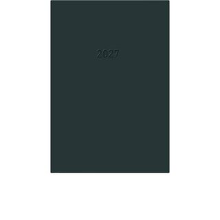 Zettler Buchkalender 876 , 1 Tag auf 1 Seite, Hardcover, A5, schwarz, 2027