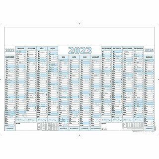 Plakatkalender 2024 Zettler 915, 14 Monate / 1 Seite, 100...