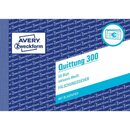 Quittungsformular Avery Zweckform 300, MwSt-Nachweis, A6...