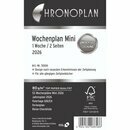 Chronoplan Jahresplaner 50616 Mini, 1W/2S, A6, Jahresset,...