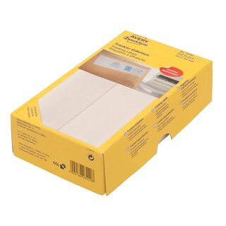 Frankier-Etiketten Avery Zweckform 3440, 163 x 43mm (LxB), wei, 500 Stck