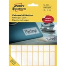 Mini-Etiketten Avery Zweckform 3323, 38 x 14mm (LxB),...