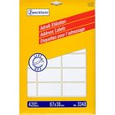 Adress-Etiketten Avery Zweckform 3348, 67 x 38mm (LxB),...