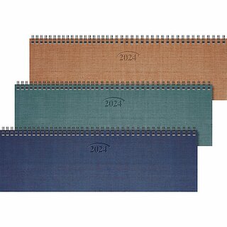 Brunnen Tischquerkalender 1077701956, 1W/2S, 32,6 x 10,2cm, sortiert, 2027