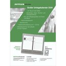 Zettler Umlegekalender 338, 1T/2S, 10,5 x 14,2cm, passend...