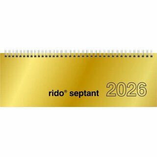 Rido-Ide Tischquerkalender 7036121916 Septant, 1W/2S,...