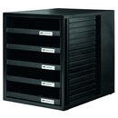 Schubladenbox HAN 1401, 5 Schubladen, schwarz