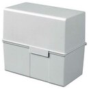 Karteibox HAN 976, A6 quer, fr max. 300 Karten, lichtgrau