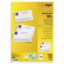 Visitenkarten Sigel DP839, 85 x 55mm, 200g, blanko,...