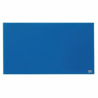 Magnettafel Nobo 1905187, Mae: 68 x 38 cm (L x B), Glas, blau
