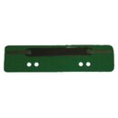Heftstreifen, kurz, PP, Metalldeckleiste, grn, 25 Stck