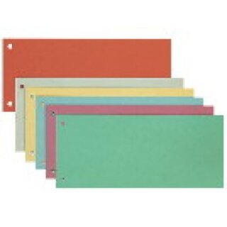 Trennstreifen 24 x 10,5cm, orange, 100 Stck