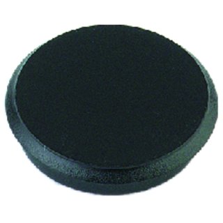 Magnet, rund, : 24 mm, 7 mm, Haftkraft: 300 g, schwarz