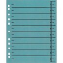 Trennbltter A4, durchfrbt, hellblau, 100 Stck