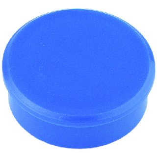 Magnet, rund, : 32 mm, 7 mm, Haftkraft: 800 g, blau