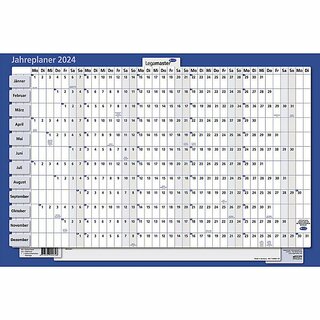 Legamaster Jahresplaner 7-420021-26, 60 x 90cm, Karton 400g, 2026