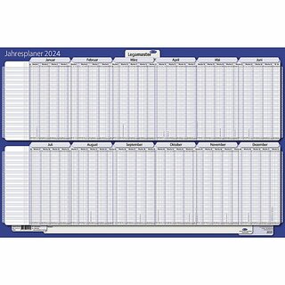 Legamaster Jahresprojektplaner 7-423121-26, 60 x 90cm, 400g, abwischbar, 2026