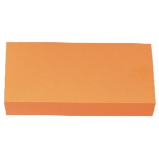 Moderationskarten OTC M301-05, Rechtecke, 95 x 205mm, 130g, orange, 250 Stck