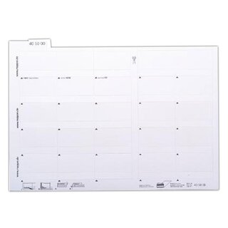 Reiter Mappei 405000, selbstklebend, 55mm, weiß, 100 Stück