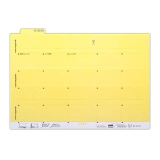 Reiter Mappei 405001, selbstklebend, 55mm, gelb, 100 Stück