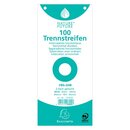 Trennstreifen 24 x 10,5cm (B x L), wei, 100 Stck