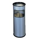 Standascher Durable 3330 mit Abfallkasten silber
