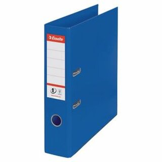 Ordner Esselte 81135, PP-kaschiert, A4, Rckenbreite: 75mm, blau