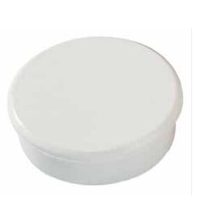 Magnet, rund, Ø: 32 mm, Haftkraft: 800 g, weiß