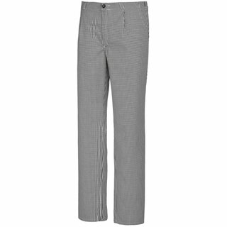 Kochhose BP, 1353-910-33, Größe: 46, schwarz-weiß Pepita