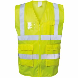 Warnschutzweste Safestyle 23510, Reiverschluss, Gre 3XL, gelb