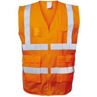 Warnschutzweste Safestyle 23511, Reiverschluss, Gre M, orange