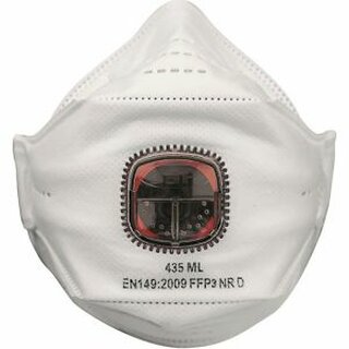 Atemschutzmaske JSP SpringFit ML435ML, Typ: FFP3, mit Ventil, 10 Stck