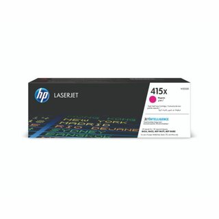 Toner HP W2033X - 415X, Reichweite: 6.000 Seiten, magenta