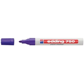 Lackmarker edding 750, Rundspitze, Strichstrke: 2-4mm, violett