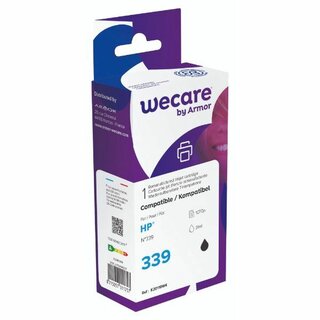 Tintenpatrone wecare  komp. mit HP 339/C8767EE, Inhalt: 31ml, schwarz